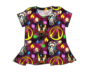 Vault Hunting Peplum Top