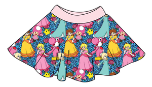 Royal Toadstools Circle Skirt