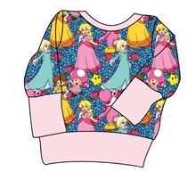 Load image into Gallery viewer, Royal Toadstools Grow With Me Hoodie (or Crewneck)