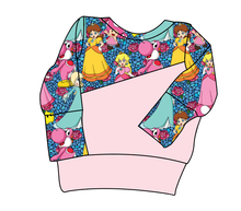 Load image into Gallery viewer, Royal Toadstools Grow With Me Hoodie (or Crewneck)