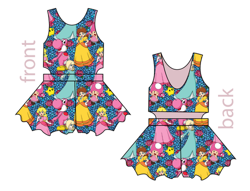 Royal Toadstools Kids Playsuit