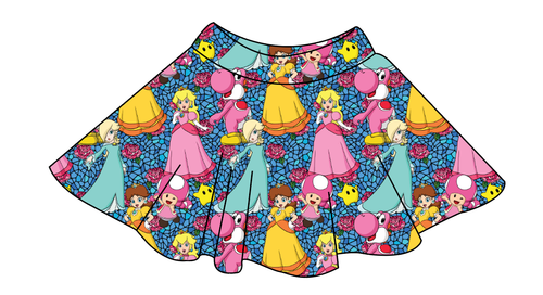 Royal Toadstools Ladies' Circle Skirt