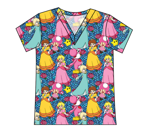 Royal Toadstools Ladies' Slouchy V-Neck Tee