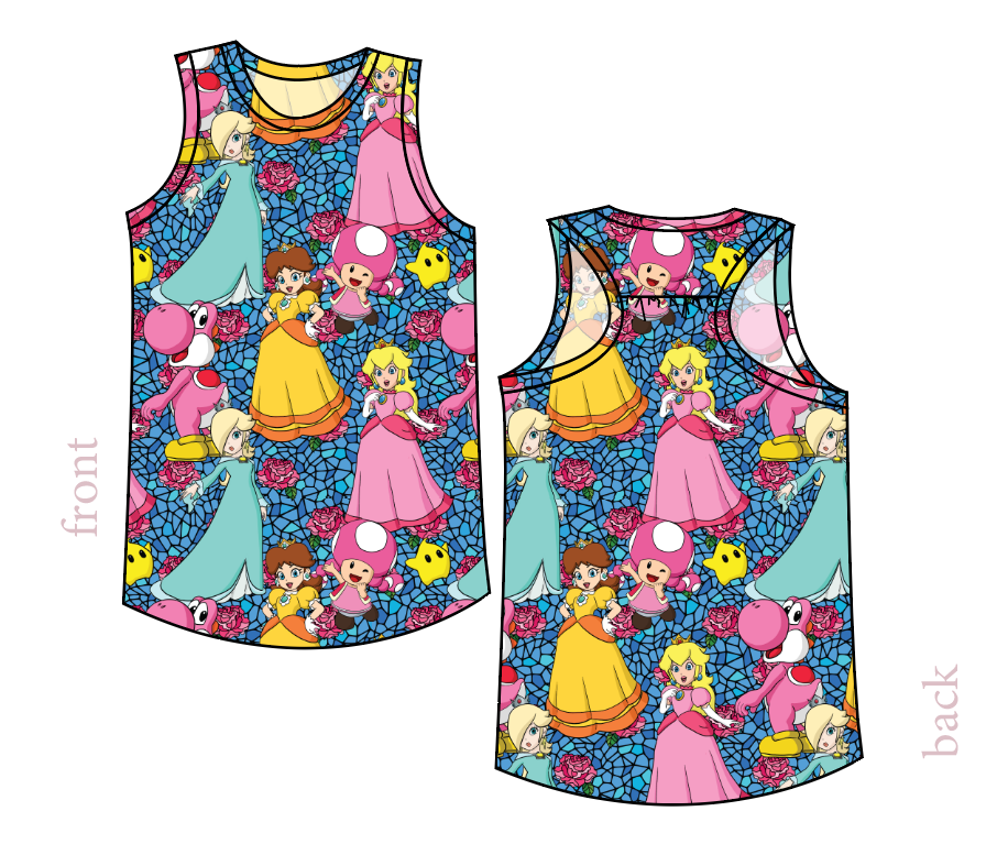 Royal Toadstools Summer Tank