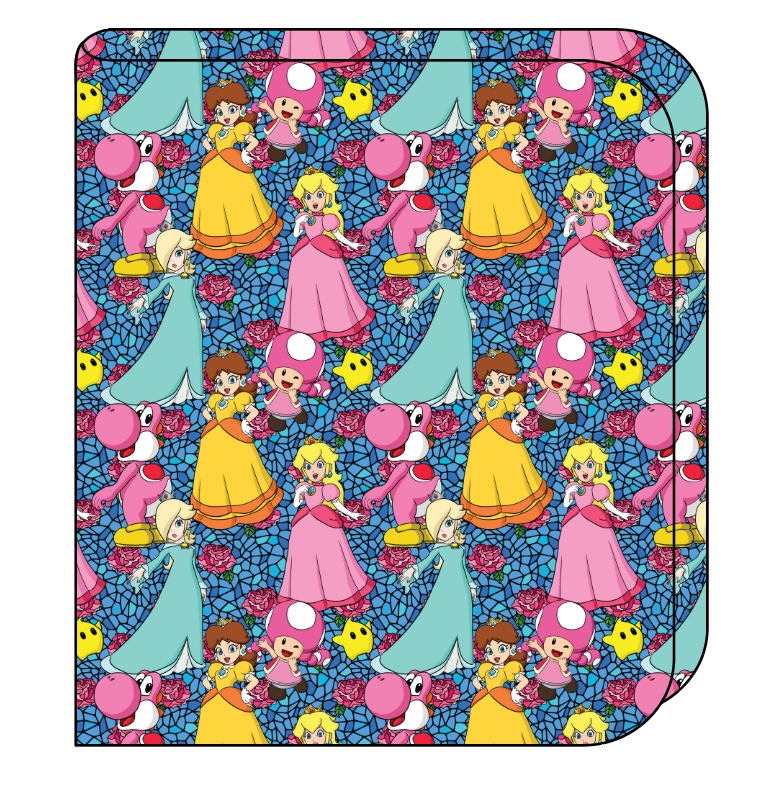 Royal Toadstools Swaddle Blanket
