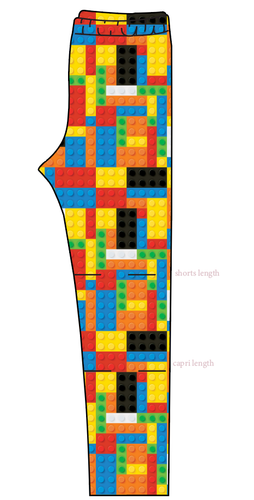 Rad Blocks Basic Leggings