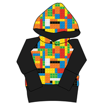 Load image into Gallery viewer, Rad Blocks Grow With Me Hoodie (or Crewneck)