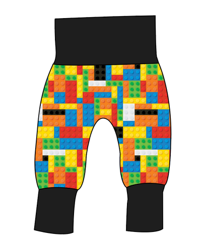 Rad Blocks Grow With Me Pants And Shorts