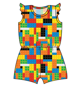 Rad Blocks Ivy Summer Romper