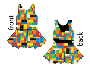 Rad Blocks Kids Playsuit