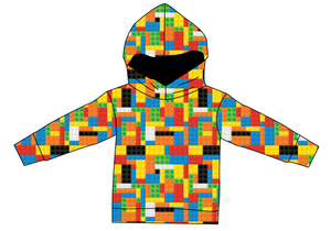 Rad Blocks Ladies Oversized Hoodie