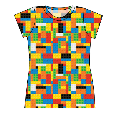 Rad Blocks Ladies' Basic Tee