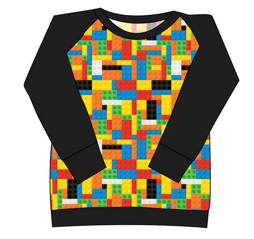 Rad Blocks Ladies' Classic Crewneck