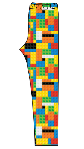 Rad Blocks Ladies' Lounge Leggings