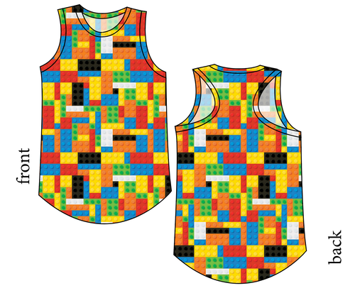 Rad Blocks Ladies' Summer Tank