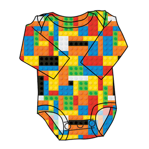 Rad Blocks Lap Neck Bodysuit