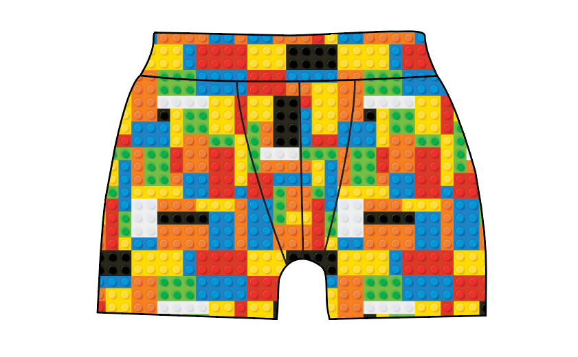 Rad Blocks Mens' Boxer Briefs