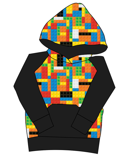 Rad Blocks Mens' Hoodie