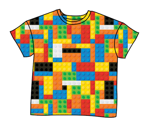 Rad Blocks Oversized Tee