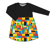 Load image into Gallery viewer, Rad Blocks Play Dress