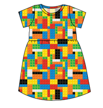 Load image into Gallery viewer, Rad Blocks Play Dress