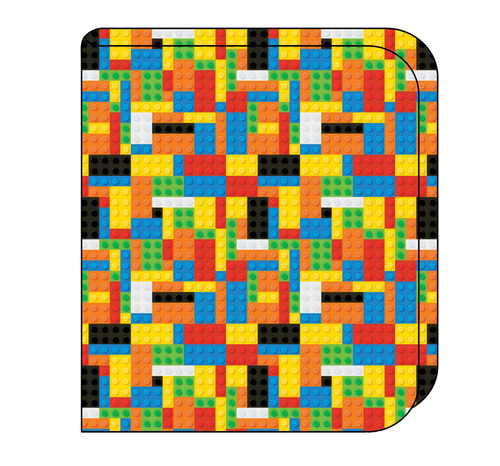 Rad Blocks Swaddle Blanket