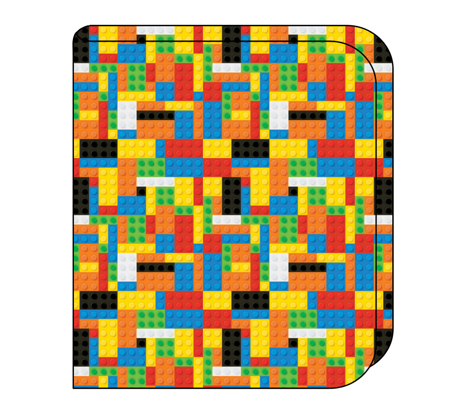 Rad Blocks Swaddle Blanket