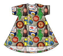 Load image into Gallery viewer, Post Apocalypse Basic T-Shirt Dress