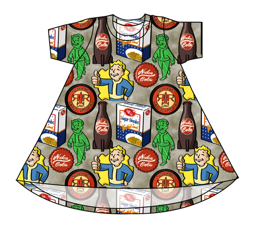 Post Apocalypse Basic T-Shirt Dress
