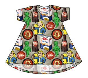 Post Apocalypse Basic T-Shirt Dress