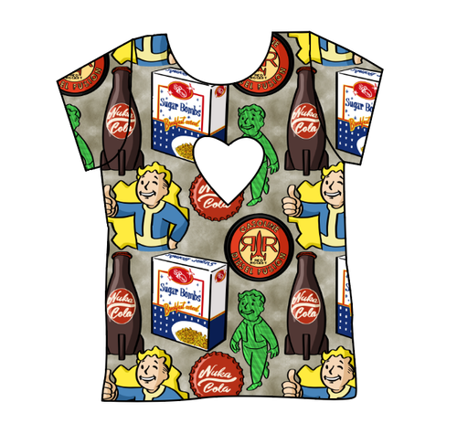 Post Apocalypse Cambria Heart Back Tee