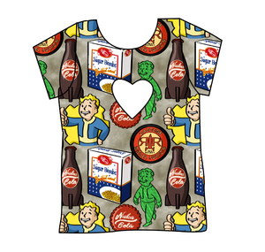 Post Apocalypse Cambria Heart Back Tee
