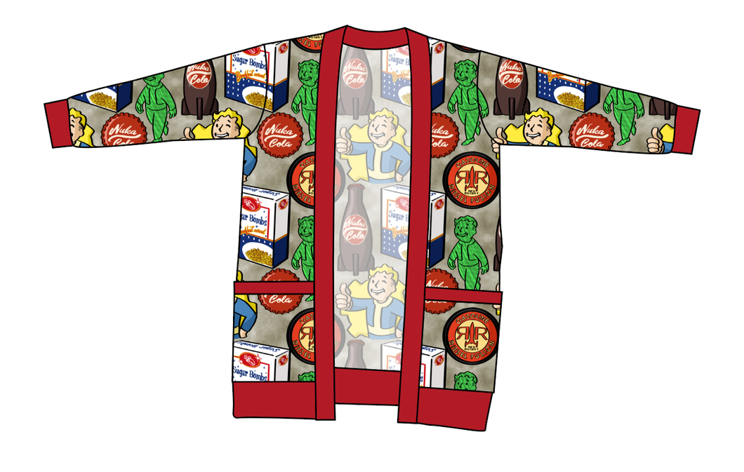 Post Apocalypse Kids Grandpa Cardigan