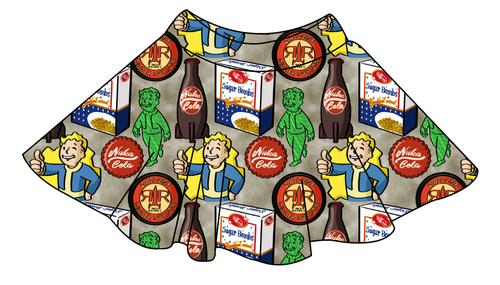 Post Apocalypse Ladies' Circle Skirt