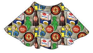 Post Apocalypse Ladies' Circle Skirt