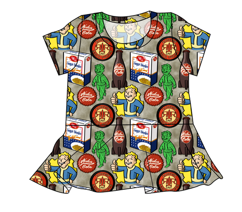 Post Apocalypse Ladies' Peplum Top
