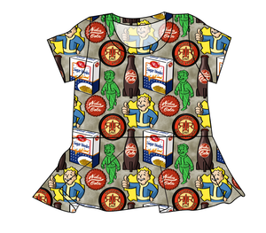 Post Apocalypse Ladies' Peplum Top