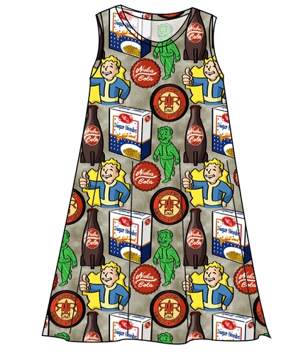 Post Apocalypse Ladies' Swing Dress
