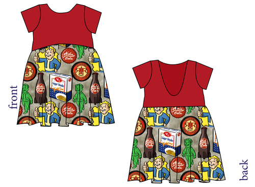 Post Apocalypse Low Back Dress