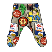 Load image into Gallery viewer, Post Apocalypse Newborn Footed Pants