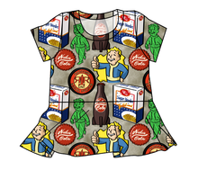 Load image into Gallery viewer, Post Apocalypse Peplum Top