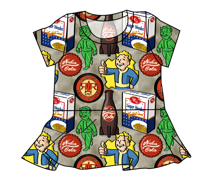 Post Apocalypse Peplum Top