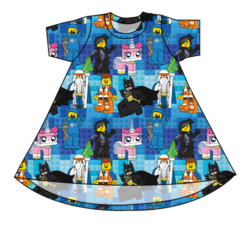 Everything is Awesome Basic T-Shirt Dress