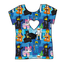 Load image into Gallery viewer, Everything is Awesome Cambria Heart Back Tee