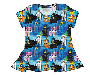 Everything is Awesome Ladies' Peplum Top