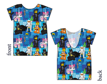 Load image into Gallery viewer, Everything is Awesome Low Back Ballerina Tee
