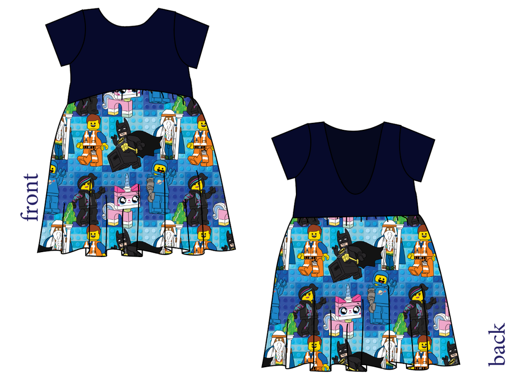 Everything is Awesome Low Back Dress