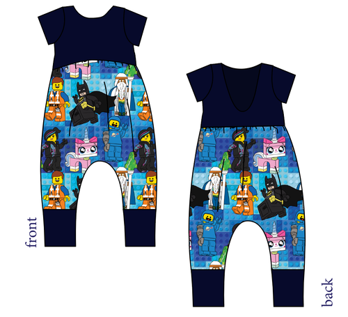Everything is Awesome Low Back Romper and Bubble Romper