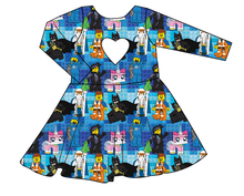 Load image into Gallery viewer, Everything is Awesome Molly Heart Back Twirly Dress