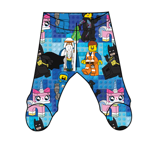 Everything is Awesome Newborn Footed Pants